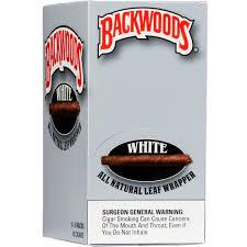 BackWood White 8/5pk.